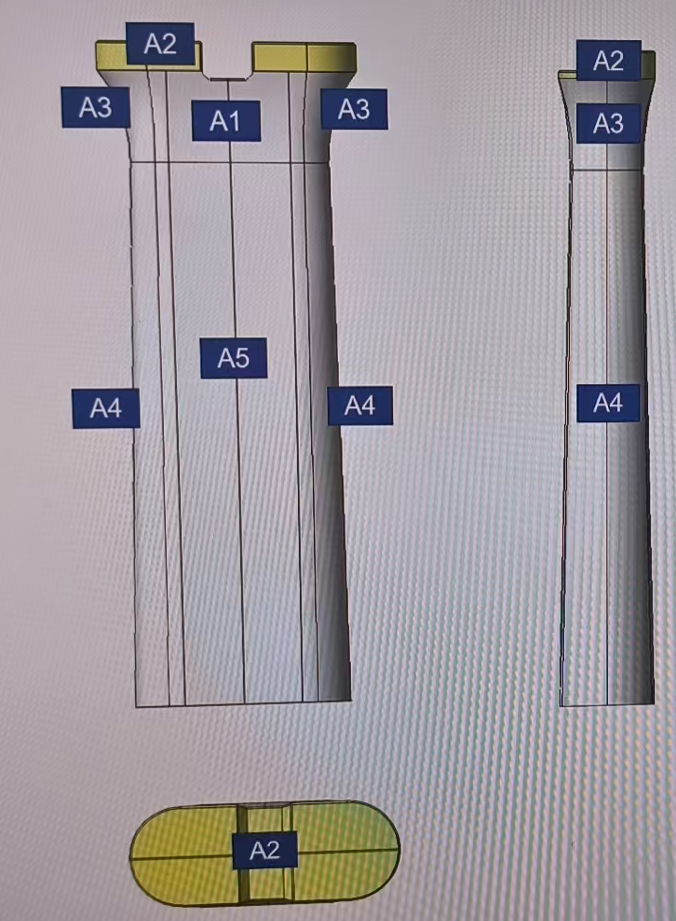 墩柱作业面示意图